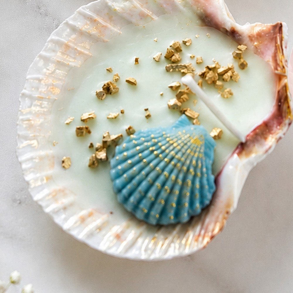 Scallop Shell Candle