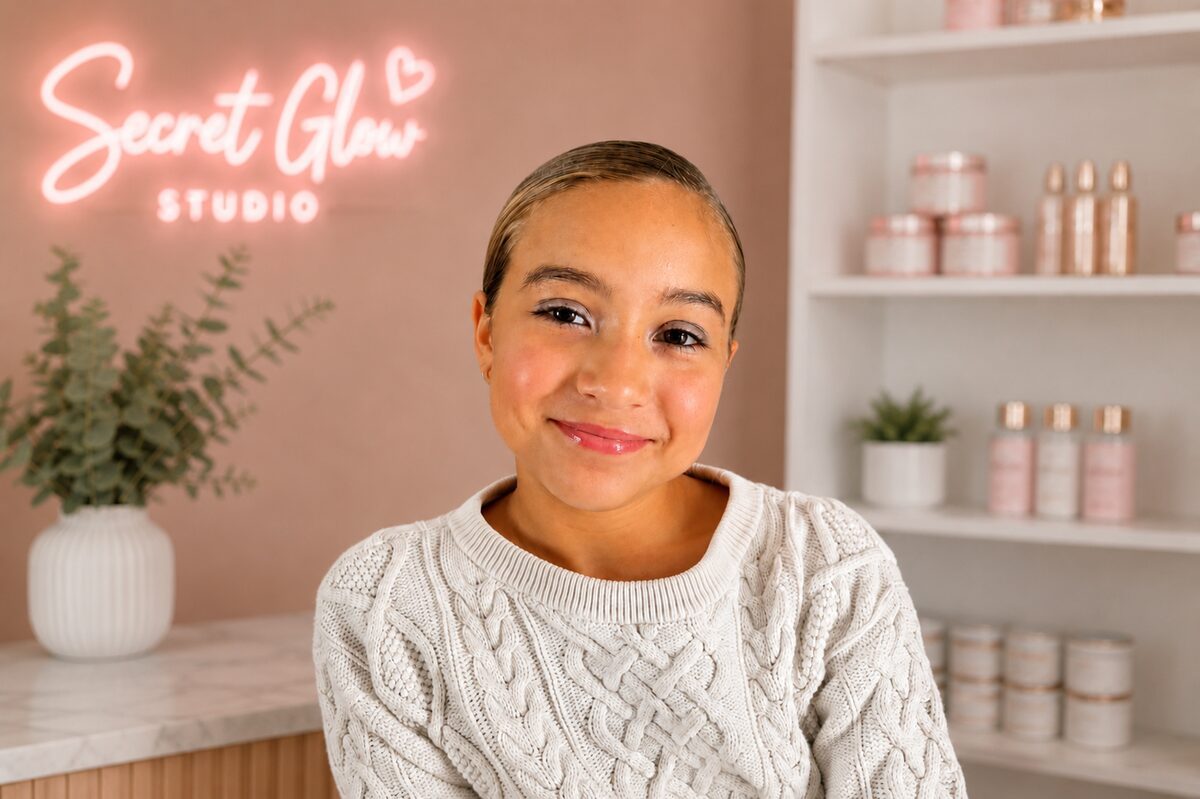 Adriana, founder of Secret Glow Studio