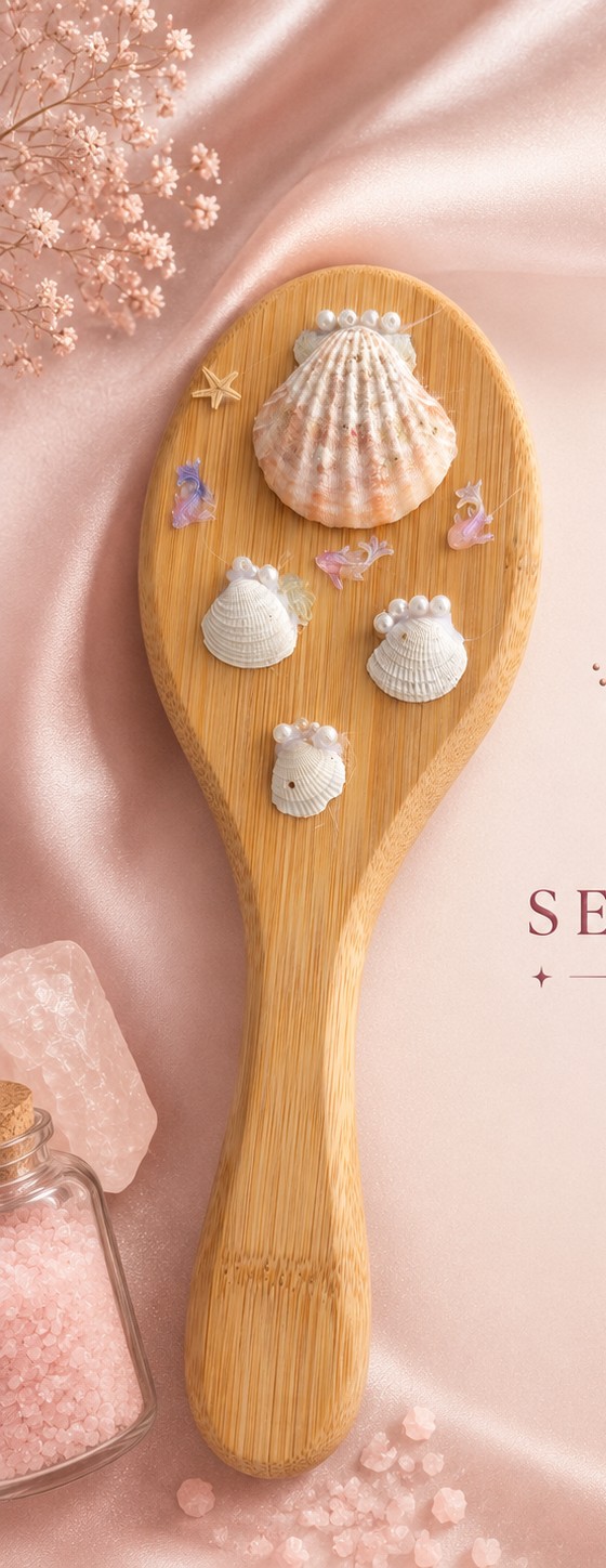 Shell Hair Brush