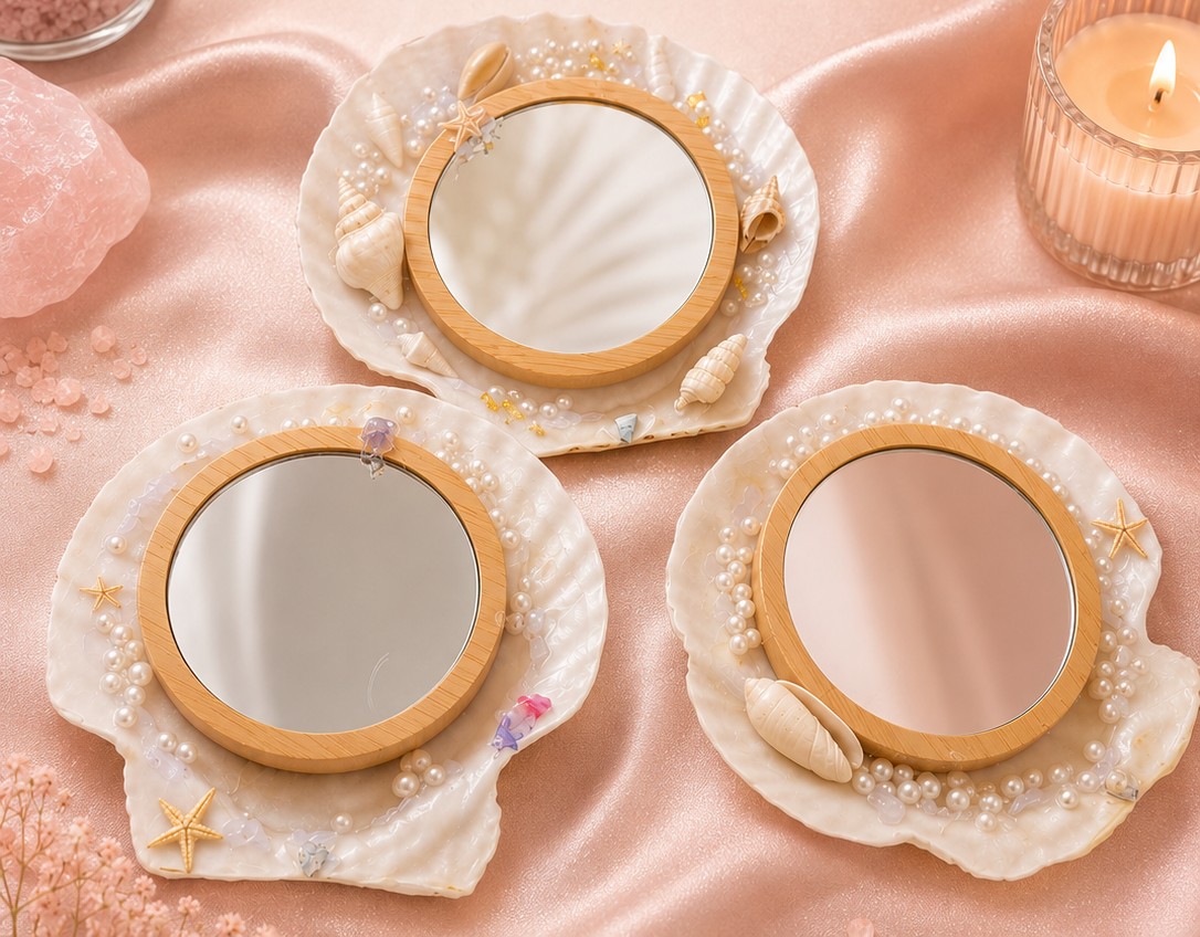 Shell Compact Mirror